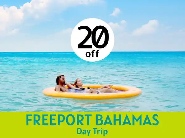 Day trip to Bahamas with 20% off with Balearia Caribbean to Freeport with promo code FREEPORTDAY