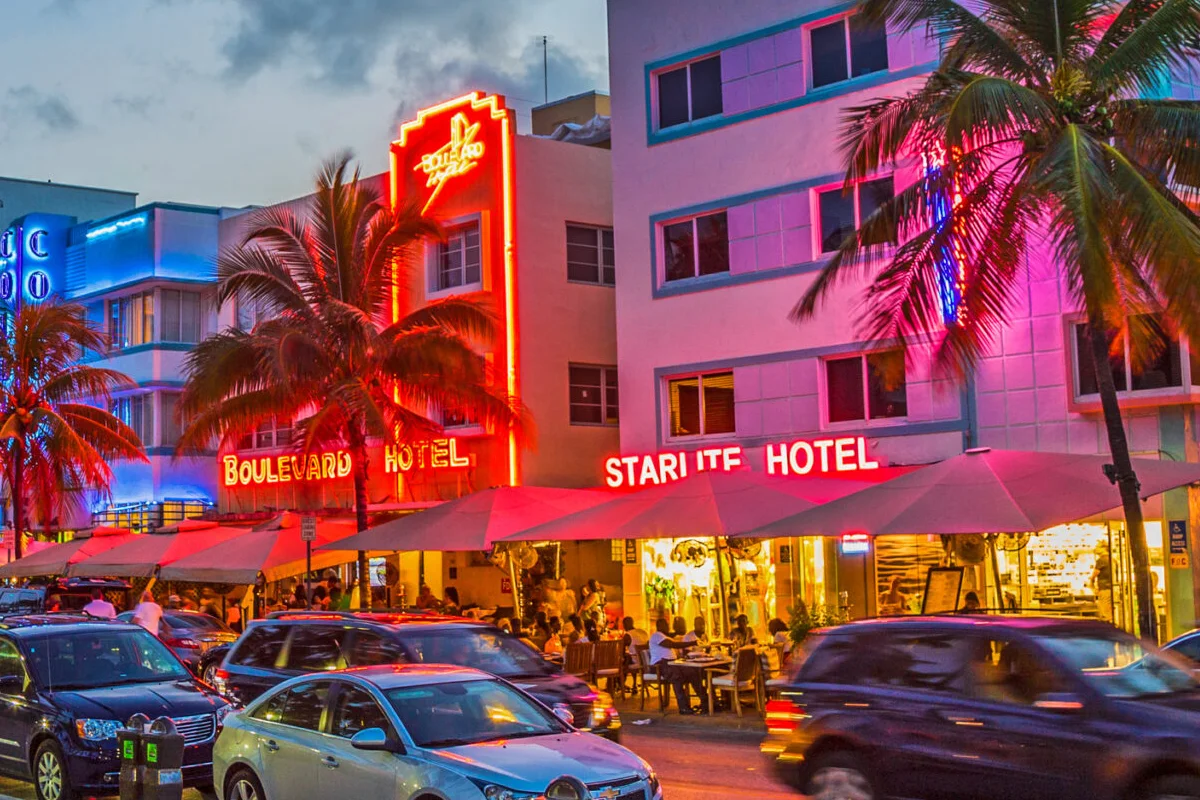 Ocean Drive Miami Beach Art Deco architecture